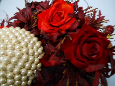 Coroncina Rose rosse in Polifoam - Sconti per Fioristi e Aziende