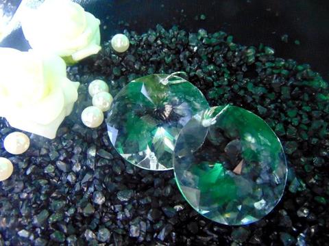 Cristallo x 4 Oblato mm. 45 - Sconti per Fioristi e Aziende - Conf 4 pezzi
