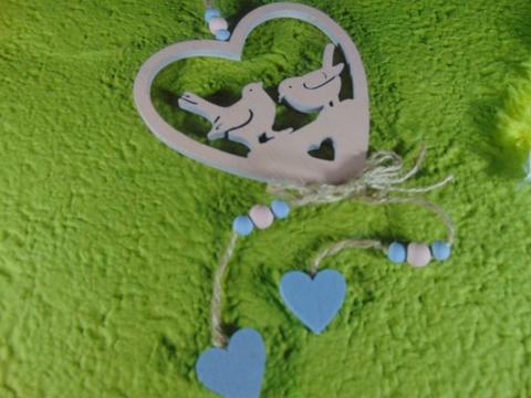Cuore traforato in legno cm.12 x 12  Articolo per S. Valentino - Sconti per Fioristi e Aziende