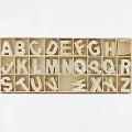 Lettere Alfabeto H 2,5 in legno  da 135 lettere - Sconti per Fioristi e Aziende