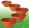 Ciotola campana in plastica color terracotta - Sconti per Fioristi e Aziende