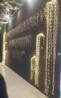 Cascata 680 Luci Led per esterno luce calda e fredda - Sconti per Fioristi e Aziende