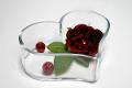 Ciotola Cuore in vetro H 10 dm. 25 Articolo per San Valentino - Sconti per Fioristi e Aziende