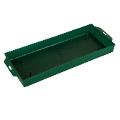 Portaspugna cm. 28 x 12 H 4 in plastica Verde - Sconti per Fioristi e Aziende