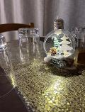 Sfera Vetro di Natale Led  - Sconti per Fioristi e Aziende - dm. 8 H 10 in 4 modelli