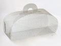 Tortina trasparente cm. 18.5 x 6 H 8 in PVC trasparente - Sconti per Fioristi e Aziende e Wedding
