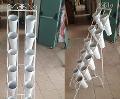 Carrello con 12 Portafiori  - Sconti per Fioristi e Aziende  - in Ferro H 147 x 35