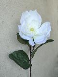 Magnolia bianca singola H 70 in poliestere - Sconti per fioristi e aziende