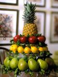 Ananas piccola artificiale in plastica cm. 10 x 21 - Sconti per Fioristi e Aziende e Wedding