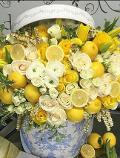 Limone artificiale in plastica cm. 6 x 8 - Sconti per Fioristi e Aziende e Wedding