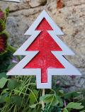 Albero di Natale in legno H 45 steccato Sconti per Fioristi, Wedding e Aziende