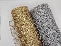 Spidernet Glitter H 50 x 5 yds - Sconti per Fioristi e Aziende - Polycotton Oro Rosso Argento