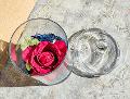 Confettiera in Vetro Con Coperchio H 28 dm 16 cm. Sconti per Fioristi, Wedding e Aziende