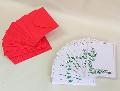 Bigliettini Stampa Natalizia x 50 con busta rossa - Sconti per Fioristi e Aziende