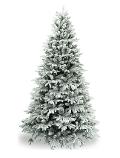 Albero Canada innevato-  Sconti per Fioristi e Aziende -  H 150/180/210/240/270 in PE+PVC