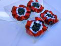 Coccarda tricolore con spilla per commemorazioni - Sconti per Fioristi e Aziende - Diametro cm. 8