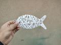 Pesce in vimini intrecciato - Sconti per Fioristi e Aziende - cm. 21x10
