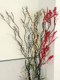 Ramo bacche e foglie glitterate x 5 H 170 - Sconti per fioristi e Aziende Fiorissima Sel. Glitterato