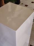 Colonna Bianca Lucida. - Sconti per Fioristi e Aziende . - H 71 E H 91 Base cm. 31x31