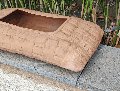 Vaso Rettangolare Keban- Sconto per Fioristi e Aziende - H 10 x 45 x27 in terracotta