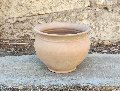 Casponcino iH 10 dm. 12  - Sconto per Fioristi e Aziende - n terracotta grezza