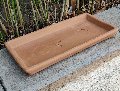 Sottocassetta cm. 32 X 17  - Sconti per Fioristi e Aziende - H. 3.1 cm. in Terracotta