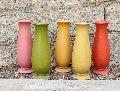 Vaso Kalim  H 40 dm. 11 -  Sconto per Fioristi e Aziende - in terracotta Colorata