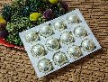 Palline in vetro dm. 4 - Sconto per Fioristi e Aziende - x 12 Argento