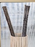 Canne Bamboo H 100 dm.2.5 - Sconti per Fioristi e Aziende - Glitterate oro/arg x 10