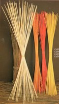 Jute Steck H 180 e H 200 - Sconti per Fioristi e Aziende - Naturali Colorati x 50 stecche