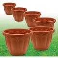 Vaso Dorico color terracotta - Sconti per Fioristi e Aziende  - in Plastica
