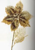 Stella di Natale Oro H 72 maculata in poliestere - Sconti per Fioristi e Aziende