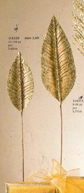 Foglia Banano Oro e Argento Glitterate alte cm. 60 e cm. 77 - Sconti per Fioristi e Aziende