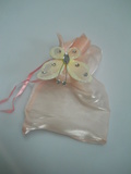 Sacchetto Organza x 10  con farfalla in nylon - Sconti per Fioristi e Aziende