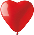 Palloncino Cuore Rosso confezione da 12 Articolo per S. Valentino - Sconti per Fioristi e Aziende