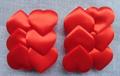 Cuori in raso rosso mm. 20 Conf. 30 pezzi Articolo per San Valentino - Sconti per Fioristi e Aziende