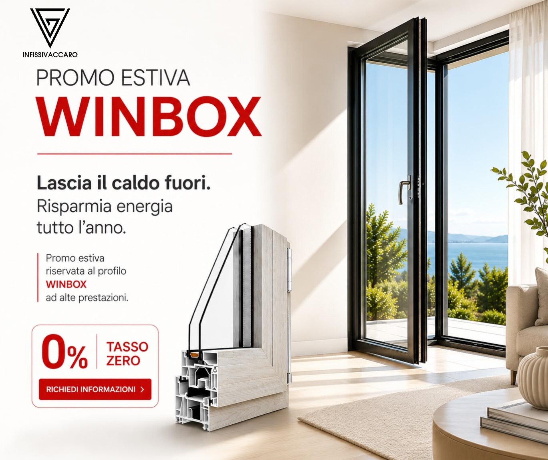 i tuoi infissi a tasso zero