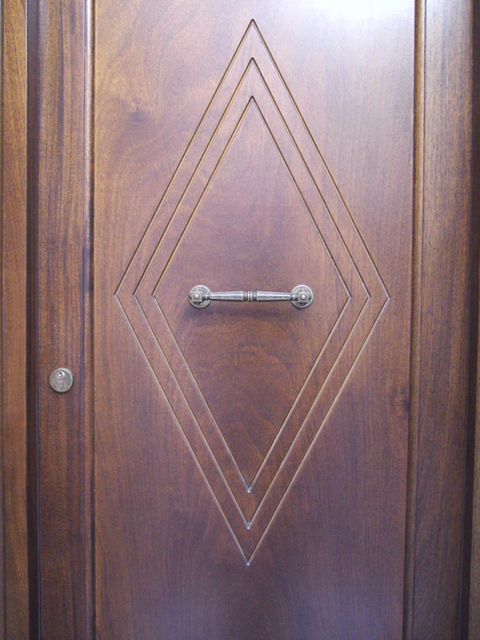 Portone massello su misura  Modello 300 INCISO