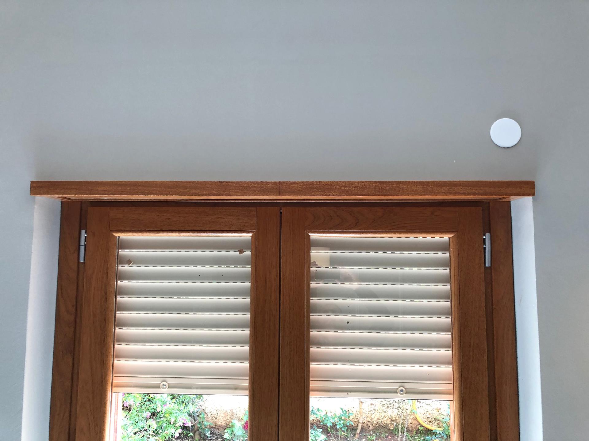 Vetrata in legno cassonetto a scomparsa Art B2V