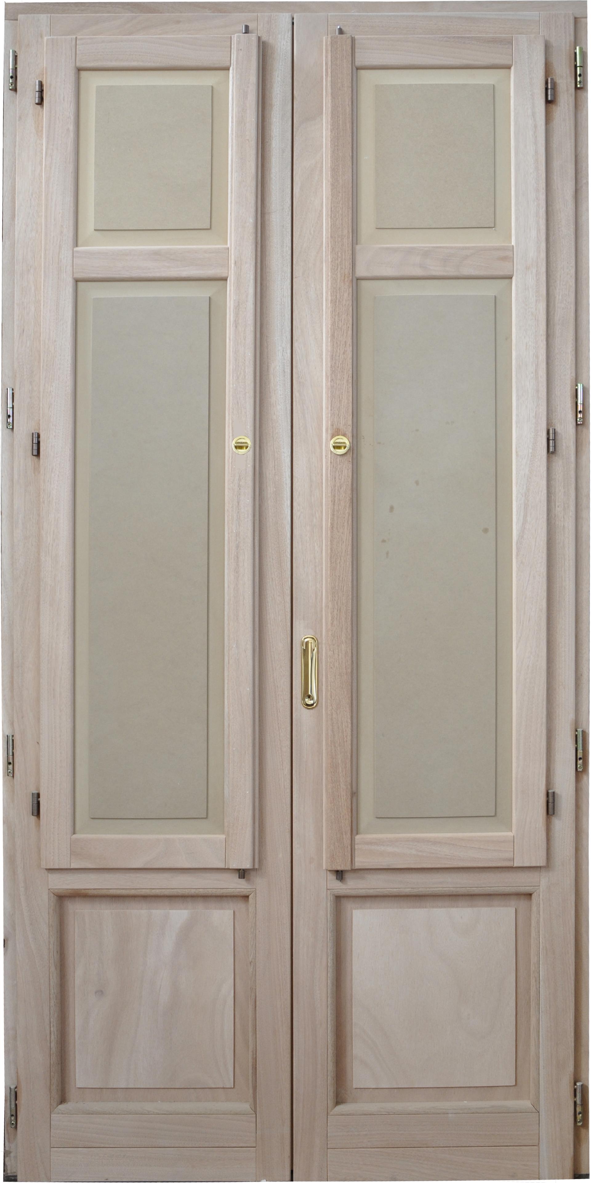 Infissi in Legno grezzo Art. Modello B2 V/G