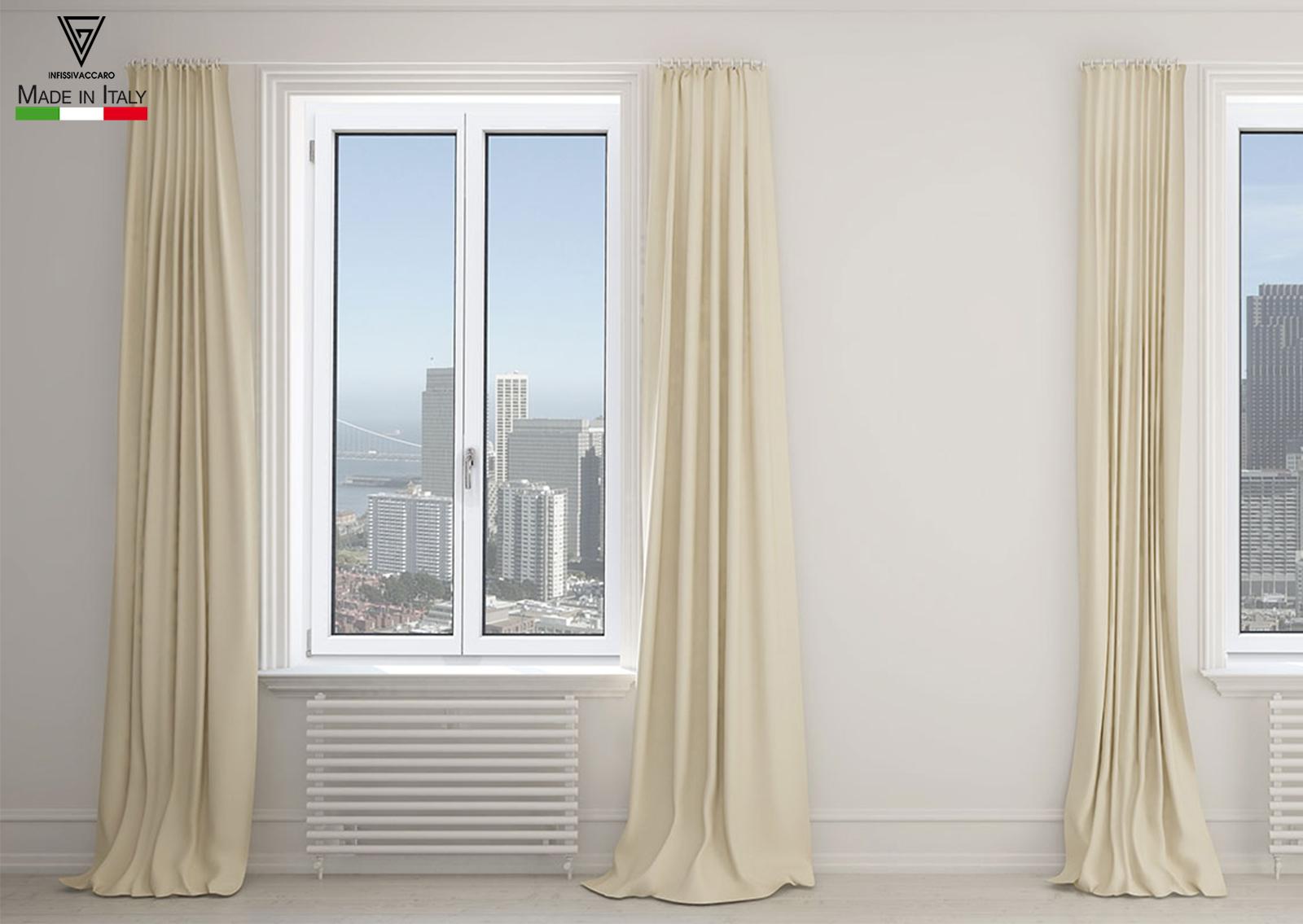 Finestra 2 ante/ LumenK Energy 1.0/ Pvc-Alluminio