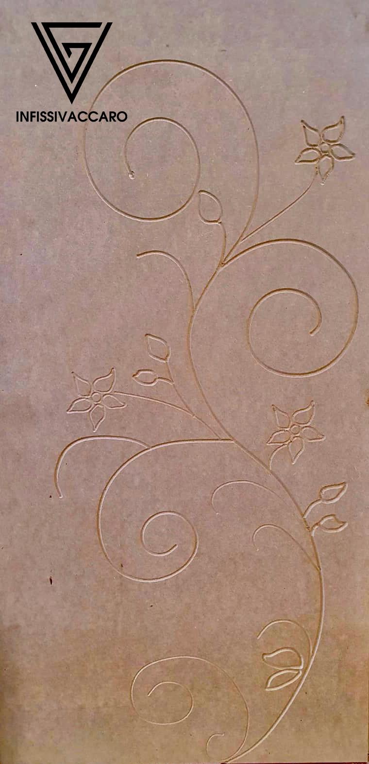 Porta laccata Art. Flower