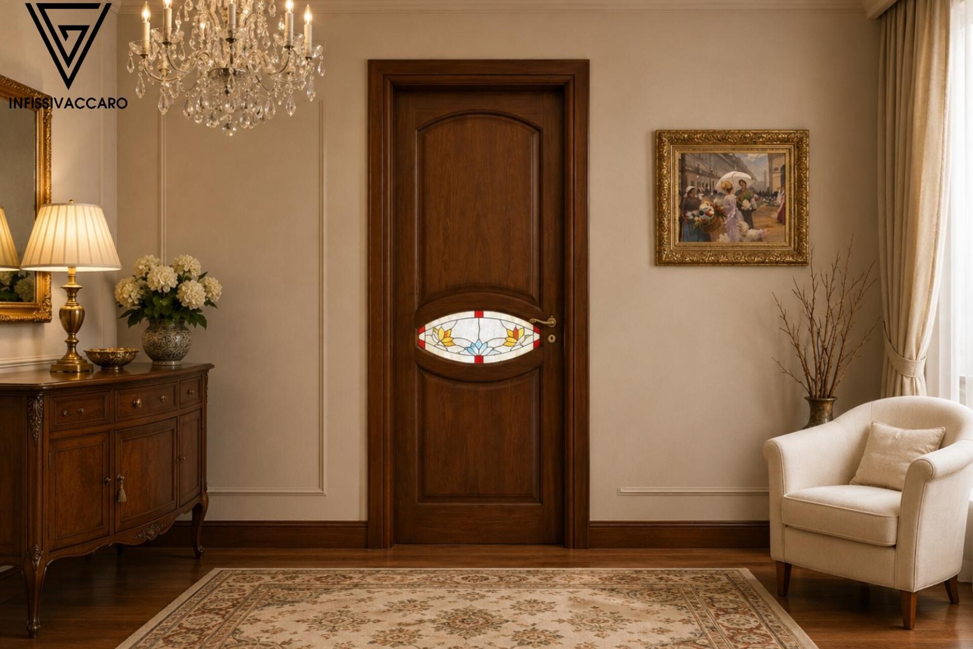 Porta in massello Art. 130 V/C