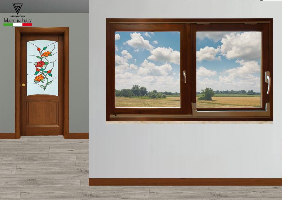 Infissi in Legno Art. Scorre e ribalta