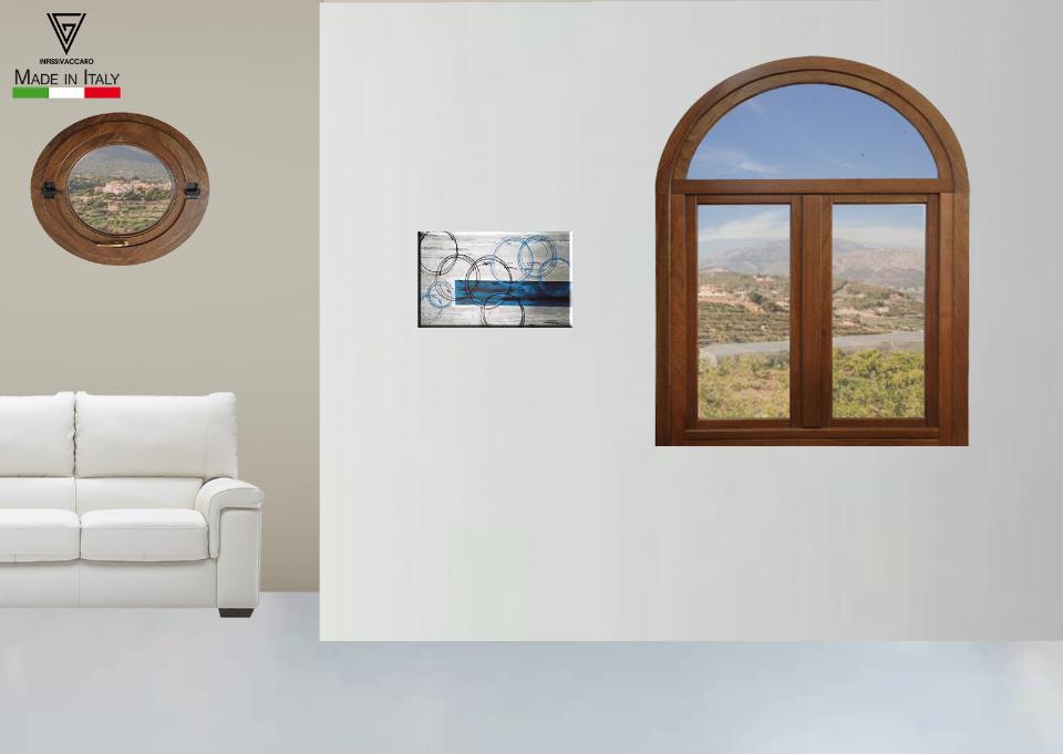 Infissi in Legno Art. Modello F2 V LR