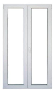 Porta finestra/ 2 ante Legno/Alluminio