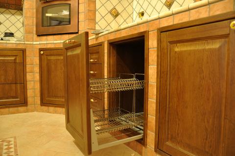 Cucina  muratura  massello