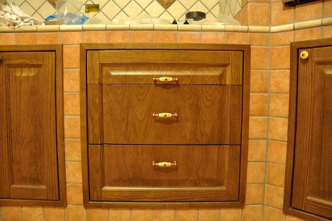 Cucina  muratura  massello