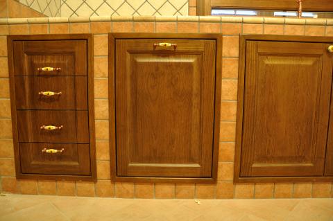 Cucina  muratura  massello