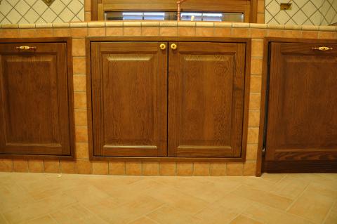 Cucina  muratura  massello